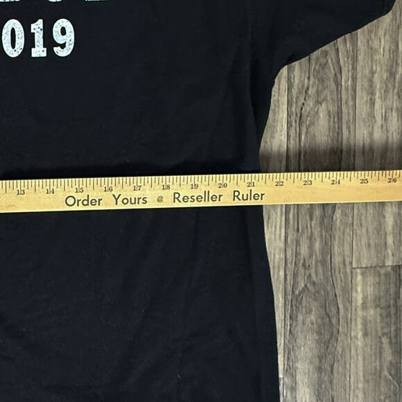 I Stormed Area 51 9/20/2019 Alien UFO Event Tee Black T-Shirt Meme Graphic - Picture 3 of 4